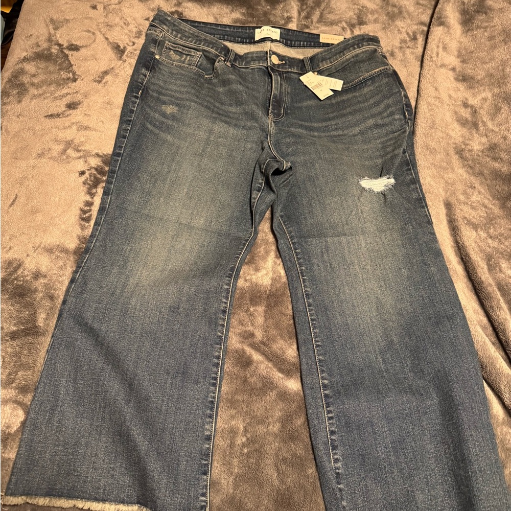 Lane Bryant Dark Blue Skinny Jeans - Picture 2 of 2